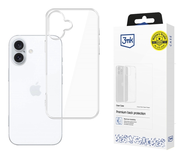 Etui Na Telefon 3Mk Do Apple Iphone 16 - Przezroczyste