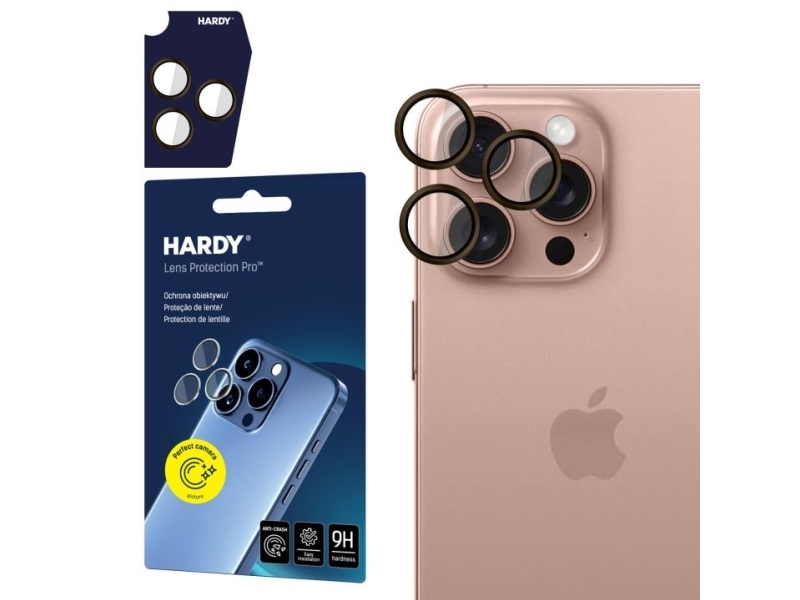 Apple Iphone 16 Pro /16 Pro Max- Hardy Lens Protection Pro Rose Brown