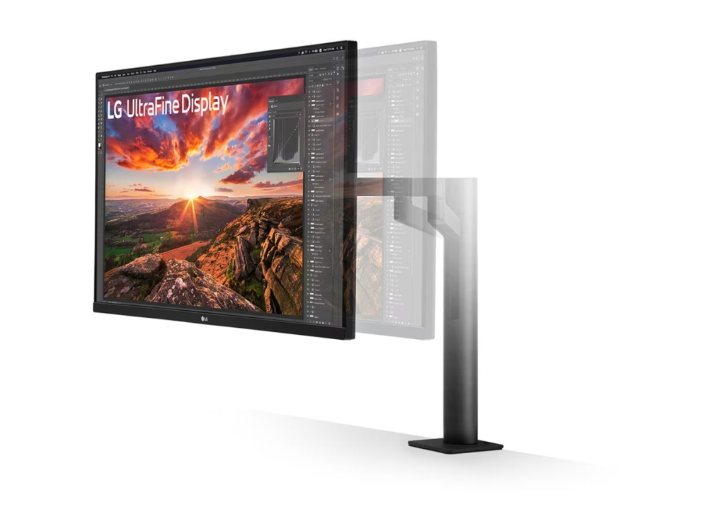 Lg Ultrafine Ergo 32Un880k-B - Led-Skærm - 32" (31.5" Til At Se) - 3840 X 2160 4K Uhd (2160P) @ 60 Hz - Ips - 350 Cd/M² - 1000:1 - Hdr10 - 5 Ms - 2Xh