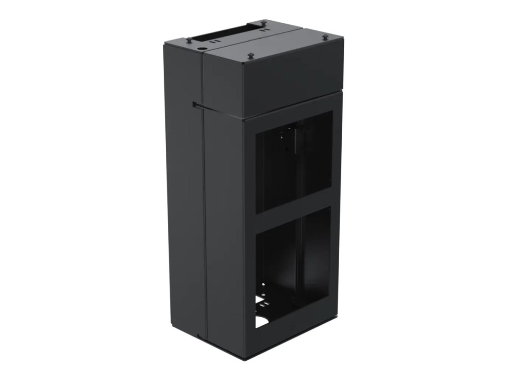 Ergonomic Solutions - Komponenter Til Montering (Kiosk Center Modul) - For Printer / Scanner - Integreret Printer Og Scanner - Låsbar - Metal - Sort