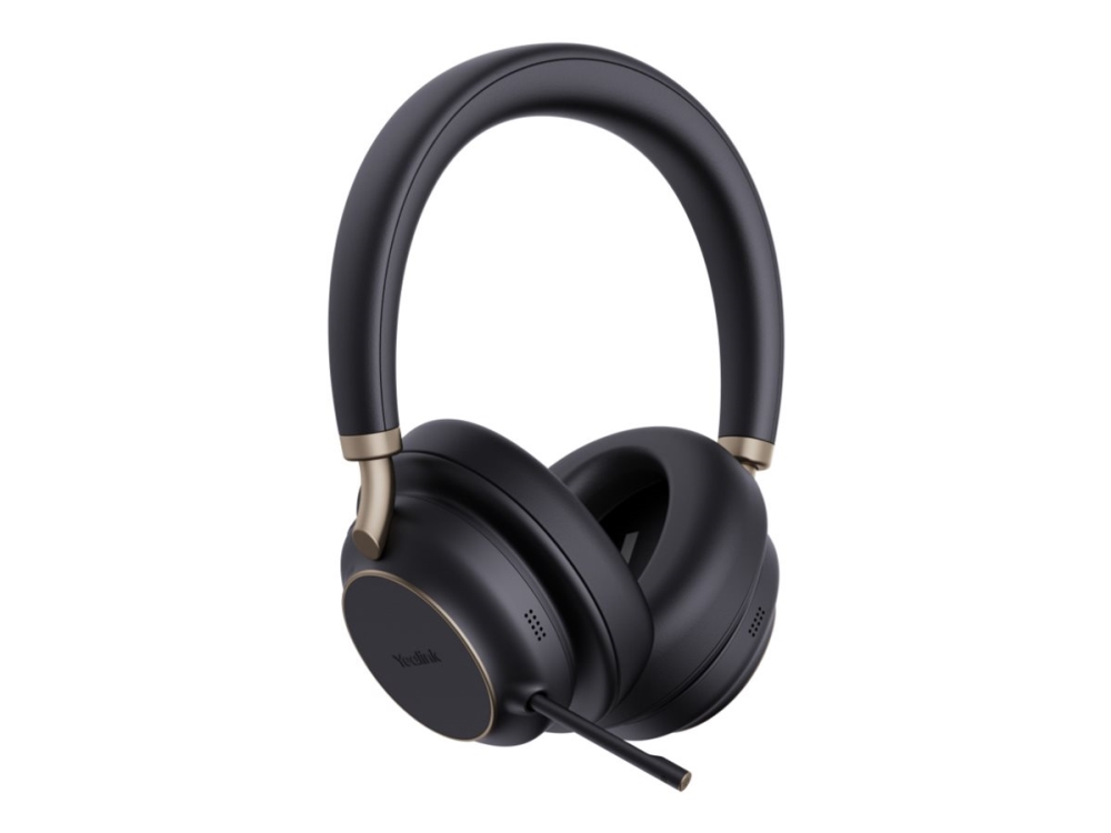 Yealink Bh76 Plus Headset Ear Fullsize Bluetooth Trådløs Aktiv Støjreduktion Adapter Usb Via Bluetooth Sort Certificeret Til