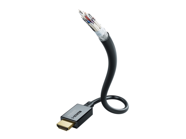 Inakustik 00324630, 3 M, Hdmi Typ A (Standard), Hdmi Typ A (Standard), 3D, 48 Gbit/S, Schwarz