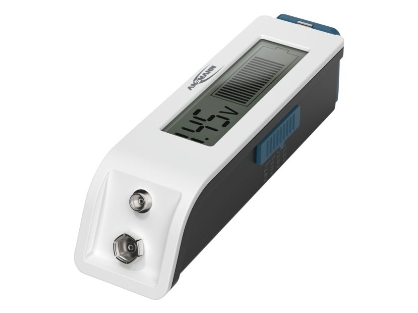 Ansmann 1900-0110, 9v, 18650, AA, AAA, AAAA, C, CR123A, CR2, CR2025, CR2032, D, Nej, Alkalisk, Litium, Litium-Ion (Li-Ion), Nickel-kadmium (NiCd), Nickel-metallhydrid (NiMH), 9 V, Vit | EL Artiklar - Batteri - Batteritestare & Tillbehör | GameStuff