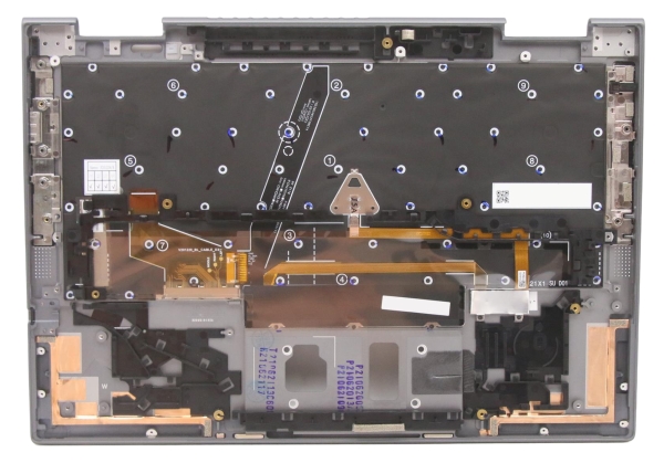 Lenovo 5m11c40977 Cover Keyboard Tangentbord Med Bakgrundsbelysning Lenovo Thinkpad X1 Yoga 6th Gen