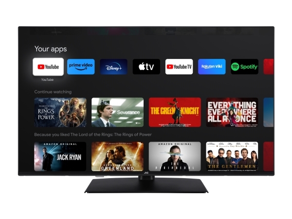 Jvc Lt-43Vuq3455, 109,2 Cm (43"), 3840 X 2160 Pixel, Qled, Smart-Tv, Wlan, Schwarz