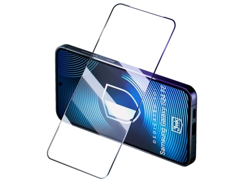 3mk Hardglass Max Lite Samsung Galaxy S24 Fe Reptålig Svart Transparent 1 Styck