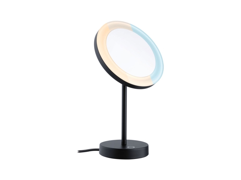 Paulmann Kosmetikspejl Masua Led 4w 2700/4000/6500k Kontakt Ip44 230v Sort/metal