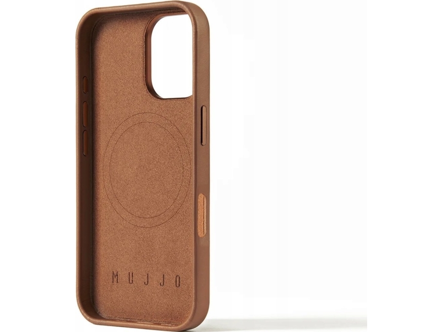 Mujjo Leather Case For Iphone 16 - Tan