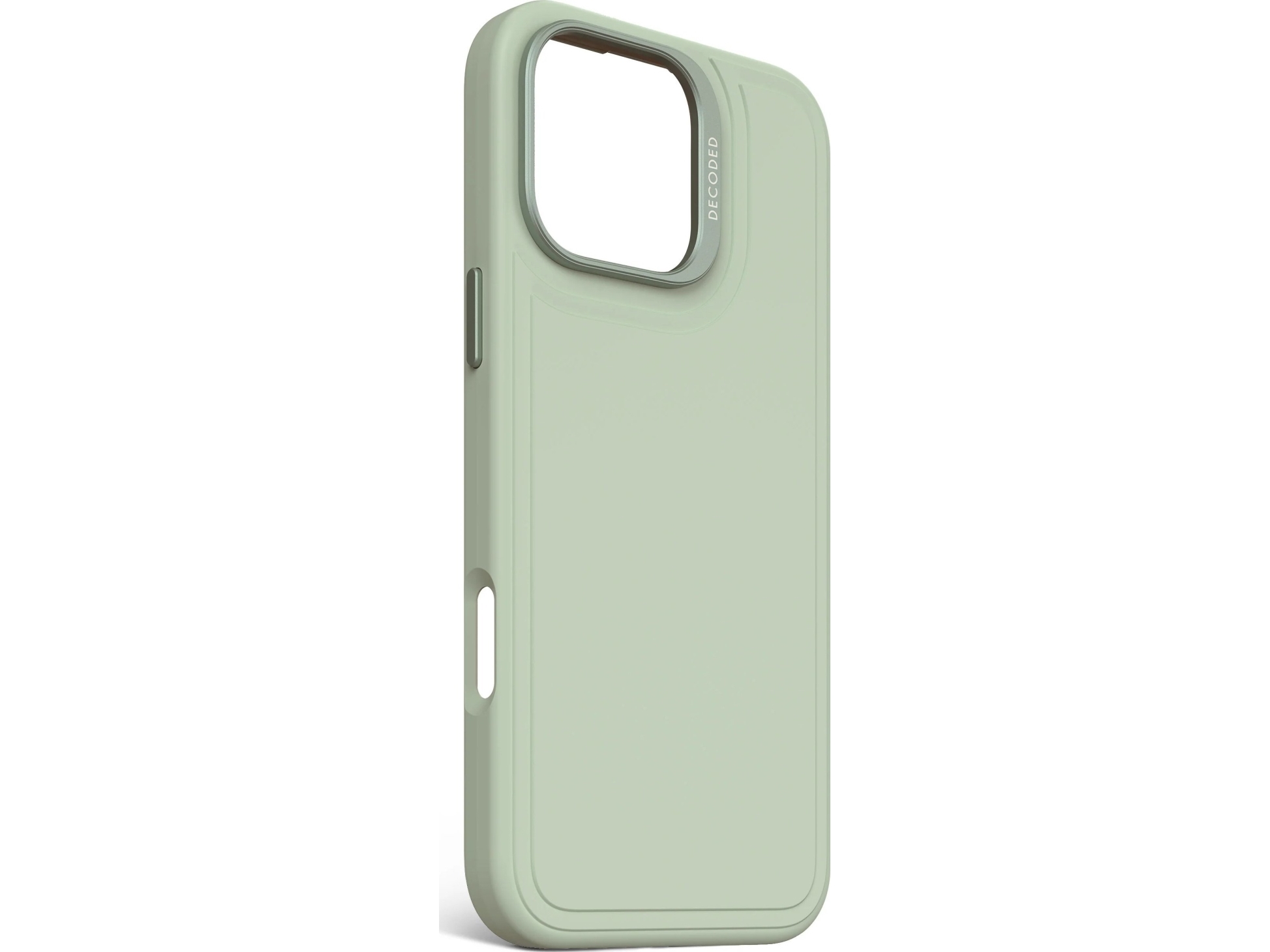 Decoded Antimicrobial Silicone Stacks Backcover - Beskyttelsesetui I Silikone Til Iphone 16 Pro Max Kompatibel Med Magsafe (Tågegrøn)