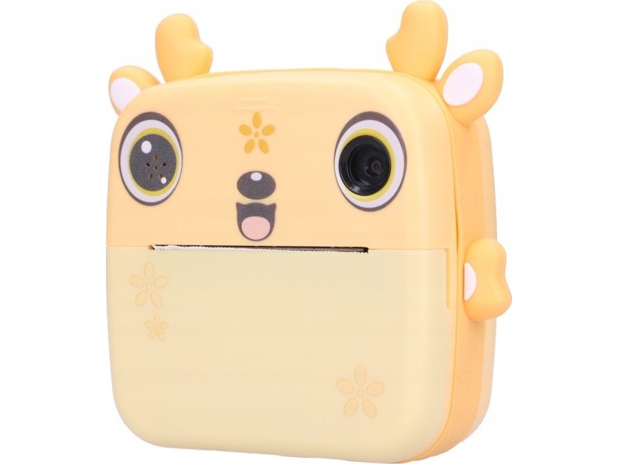Extralink Epp-006 Portable Mini Printer Yellow + Papier Termiczny Zwyky 3 Rolki
