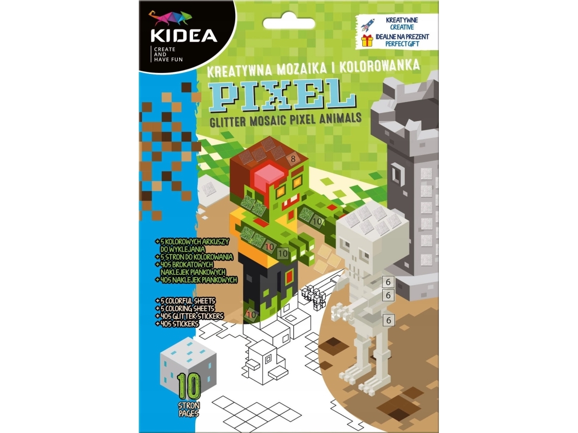Derform Zest Kreat Mozaika Pian Pixel Kidea Pud