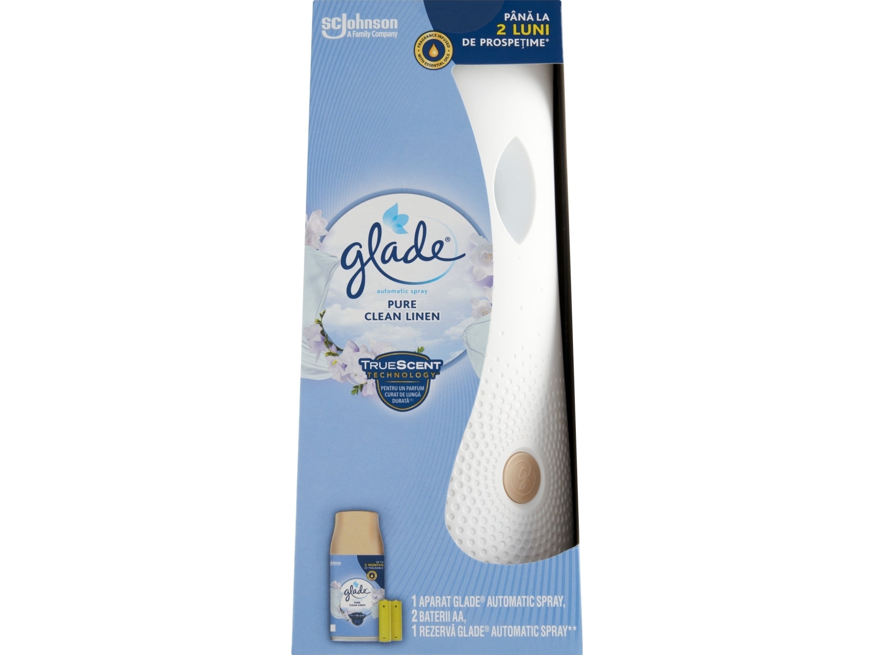 Glade Automatic Air Freshener 269ml Pure Clean Linen, PURE CLEAN LINEN