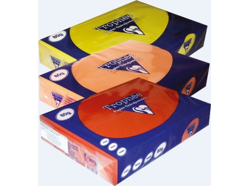 Farvet papir, Trophée, A4, 80g, 1778, påskeliljegul, pakke a 500 ark | Papper & Emballage - Vitt papper - Vitt A4 | GameStuff