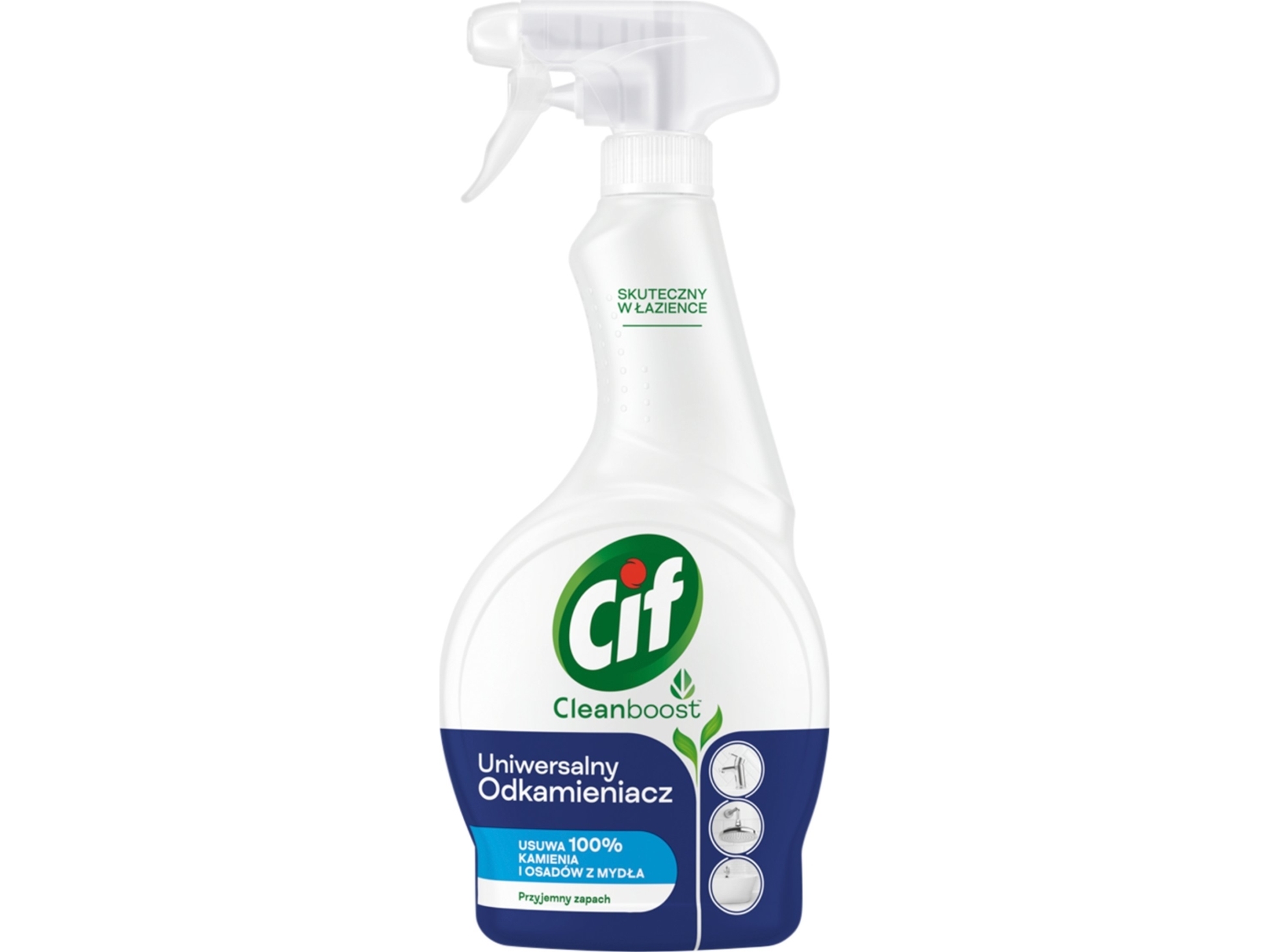 Cif Cleanboost Universel Rengørings- Og Afkalkningsmiddel Til Badeværelse 500 Ml