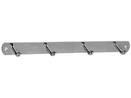 Förkromad klädhängare med 4 krokar | VVS Artiklar - Badrum - Badrum tillbehör | GameStuff