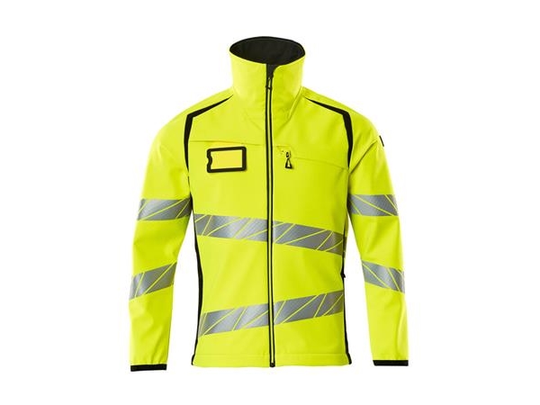 MASCOT® WORKWEAR Softshelljakke model 19002-142 hi-vis gul/sort størrelse L | Kläder & Säkerhet - Arbetskläder - Softshell Jackor | GameStuff