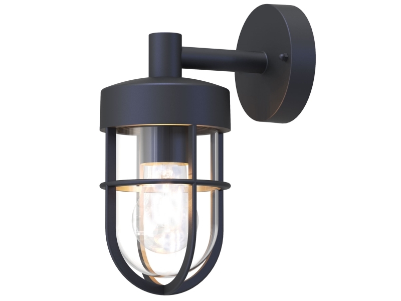 Llitt Jimmy Väggarmatur E27-sockel IP44 Antracit