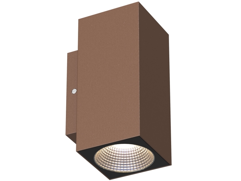 Mathias Ii Vaggarmatur Led Ip65 3000k 6w 520lm Corten