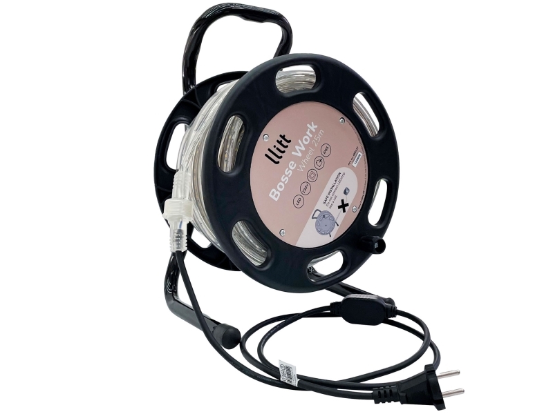 Bosse Work Wheel Ledstrip Arbejdslys 25M Ip65 4000K 200W 20000Lm