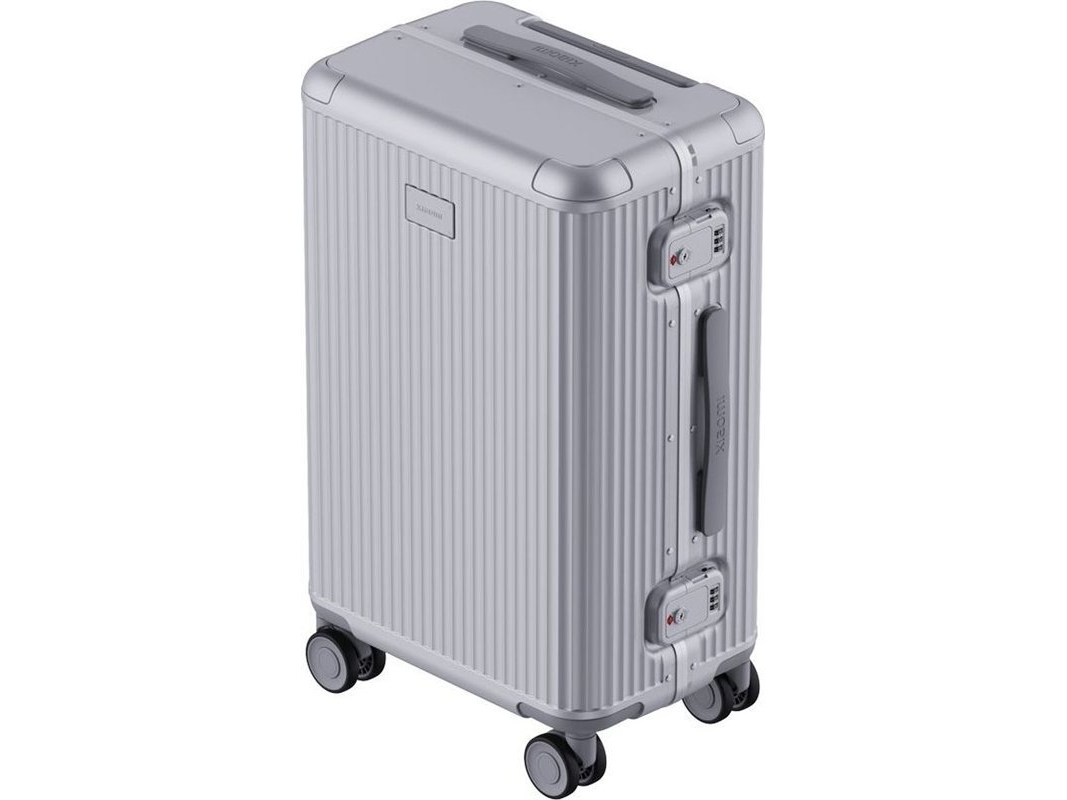 Xiaomi Aluminiumsramme Bagage Kuffert Hård Skal Sølv Polycarbonat Pc Polyester
