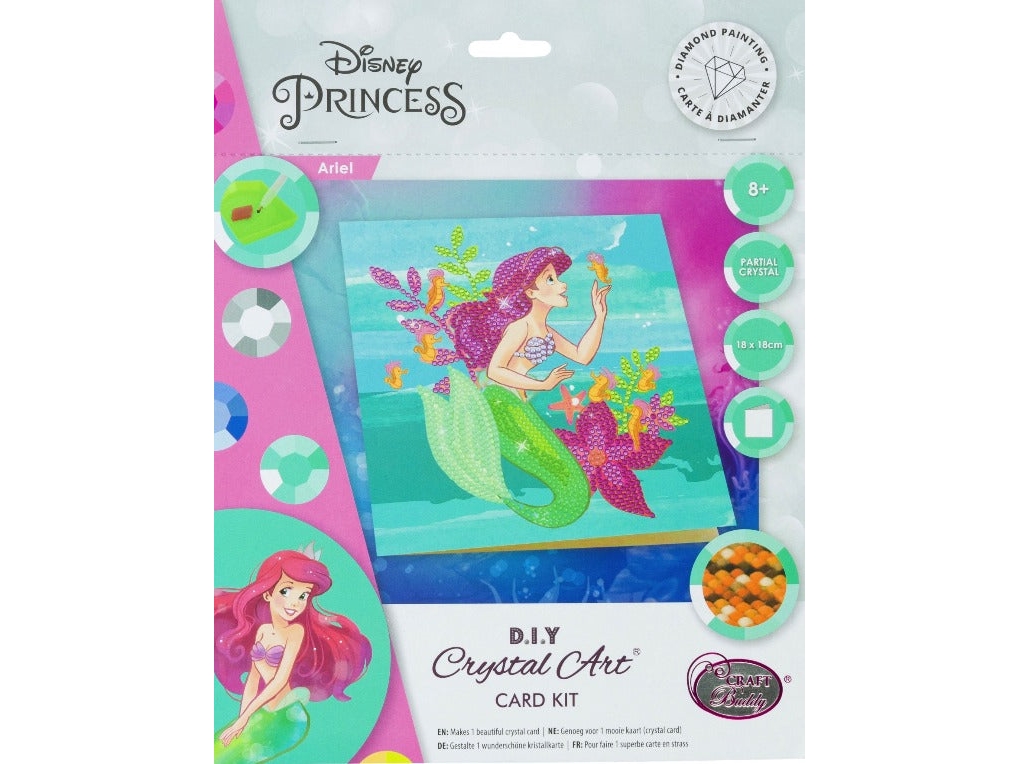 Ariel, 18x18cm Crystal Art Card | N - A | GameStuff