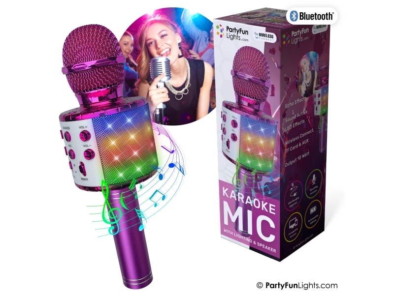 Karaokemikrofon med högtalare - Rosa | Leksaker - Rollek - Musikleksaker | GameStuff