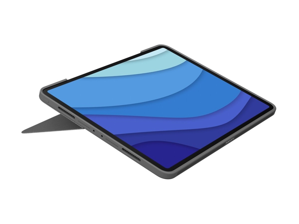 Logitech Combo Touch - Tastatur Og Folio-Kasse - Med Trackpad - Bagbelyst - Apple Smart Connector - Qwerty - Uk - Grafit - For Apple 11-Inch Ipad Pro