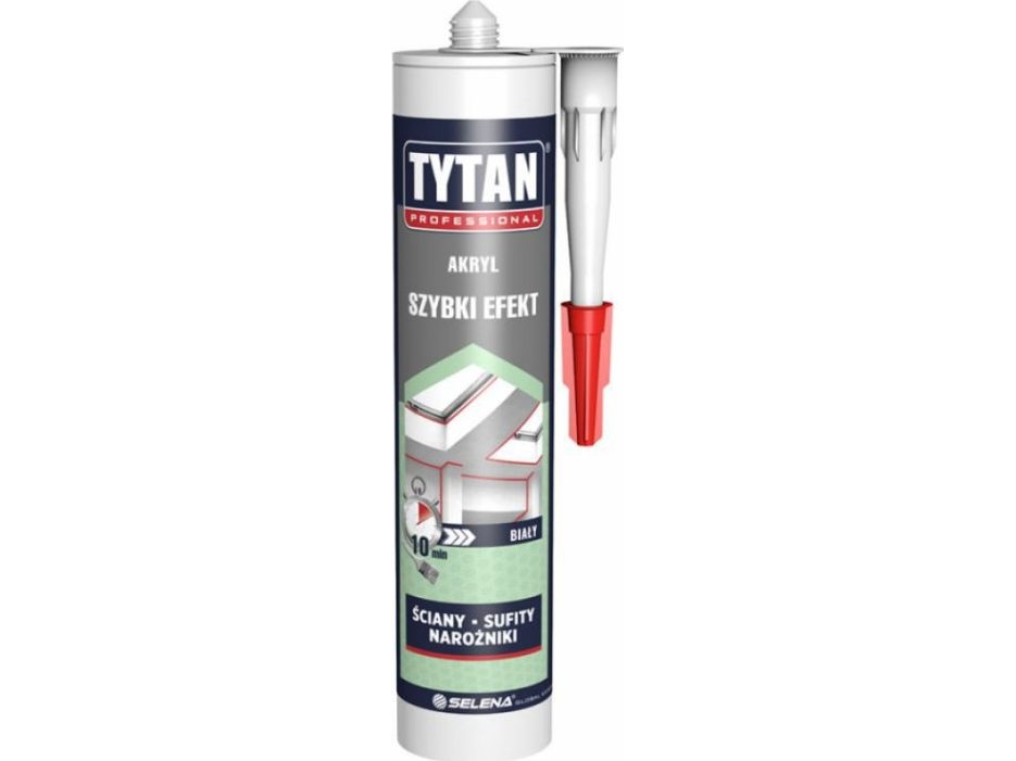 TYTAN akryl hurtig effekt hvid 280 ml PROFESSIONAL