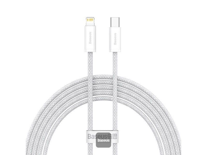 Baseus Cald000102, 2 M, Lightning, Usb C, Hanstik, Hanstik, Hvid