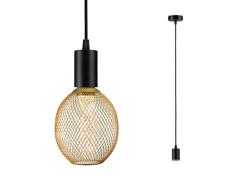 Paulmann Ravi, Led, E27, Ip44, Sort, Guld