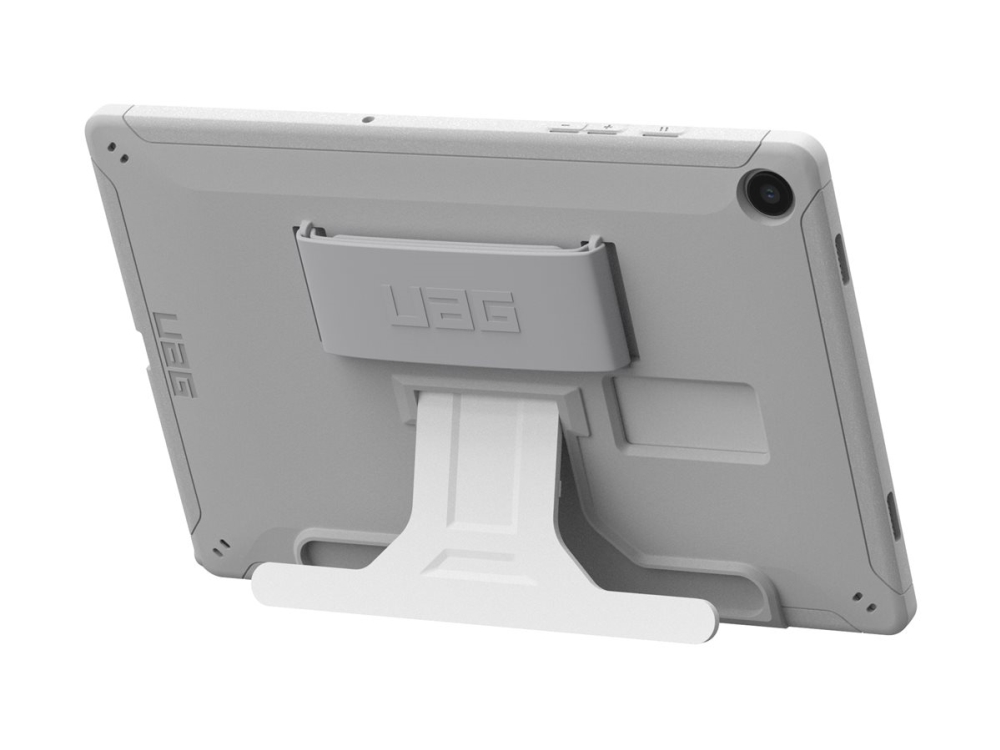 Uag Scout Healtcare Series Baksidesskydd För Surfplatta Med Stall Och Handrem Grå Vit För Samsung Galaxy Tab A9