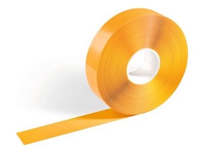 DURABLE DURALINE - Markeringstejp - 50 mm x 30 m - gul | Kläder & Säkerhet - Säkerhetsutrustning - Skyltar & säkerhetsmärkning | GameStuff