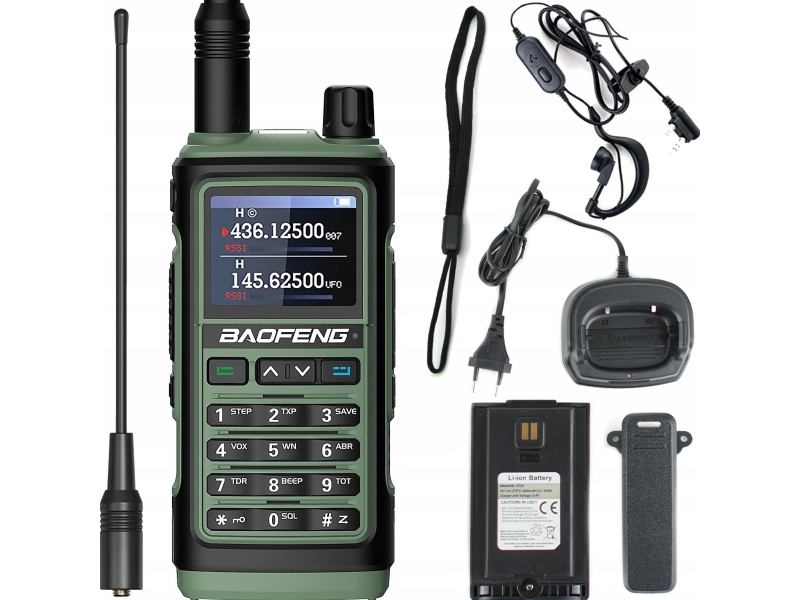 Baofeng UV-17E walkie-talkie Grön | Tele & GPS - Hobbyradio - Walkie talkie | GameStuff