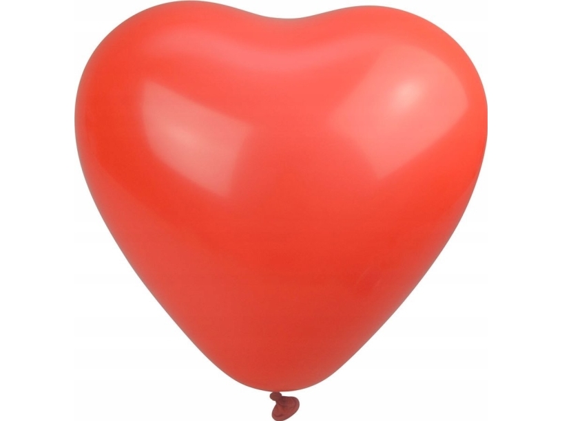 Herzballons Rot 28 Cm 100 Stk.