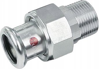 SANHA Therm skrueunion med pakning ZWxGZ 42x11/2