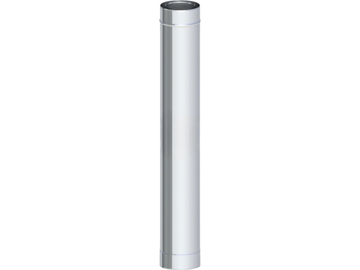 Jeremias 360-Twin02060/100 Rohr 60/100 Mm, Länge 1000 Mm Mit Dichtung, Außenmantel High Gloss