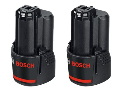Bosch 12 V Li‑ion batteri 3,0 Ah - pakke med 2