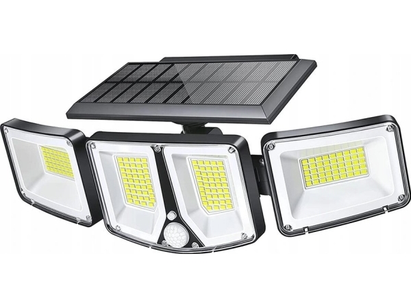 Viking Udendørs Solcelle-Led Lampe S180 Med Bevægelsessensor