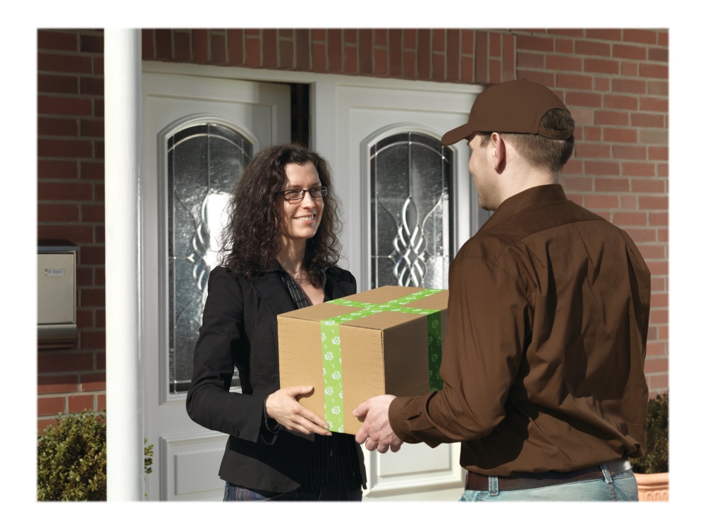 Förpackningstejp Tesapack Eco &amp Strong EcoLogo, PIR PP, 50 mm x 66 m, grön/tryck | Papper & Emballage - Förpackningstejp - Förpackningstejp | GameStuff