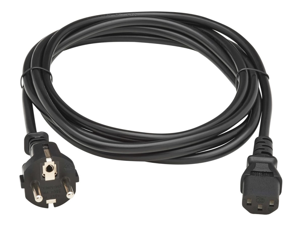 Eaton Tripp Lite Series - Strømkabel - Power Cee 7/7 (Han) Til Power Iec 60320 C13 - Ac 100-250 V - 10 A - 3 M - Sort - Europa