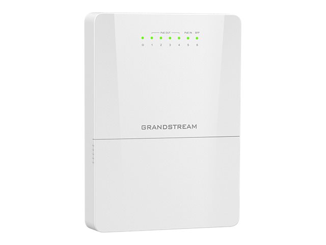 Grandstream GWN7710 Series GWN7710R - Switch - Administrerad - 5 x 10/100/1000 (PoE) + 1 x 1/2.5G SFP - pålmonterbar, väggmonterbar, DIN-skenmonterbar - PoE (60 W) | Datortillbehör - Nätverk - Switchar | GameStuff