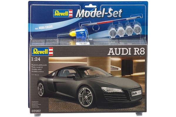 Modellsats 1/24 /67057/ AUDI R8 | Hobby - Modellbygge - Plast Byggmodeller - Starter set | GameStuff