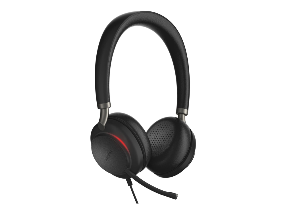 Yealink Uh35 Dual Headset På Örat Kabelansluten Usb A Usb C Svart Certifierad För Microsoft Teams