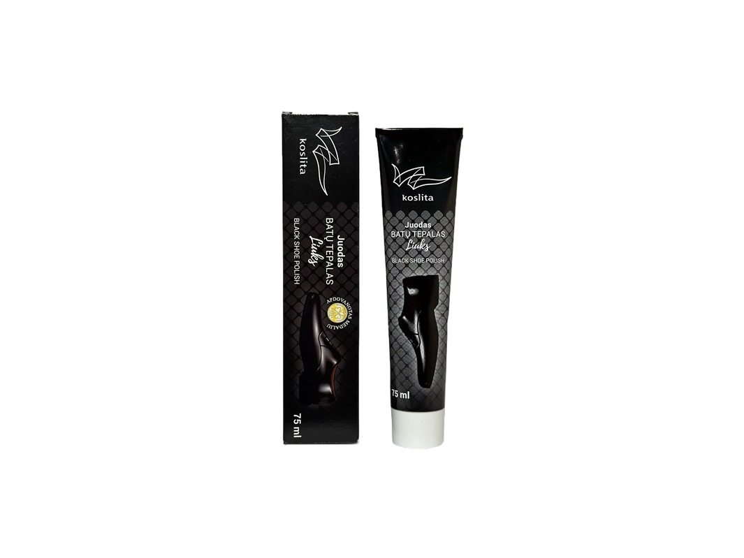 Shoe Polish Liuks Liuks, Black, 0.075 L