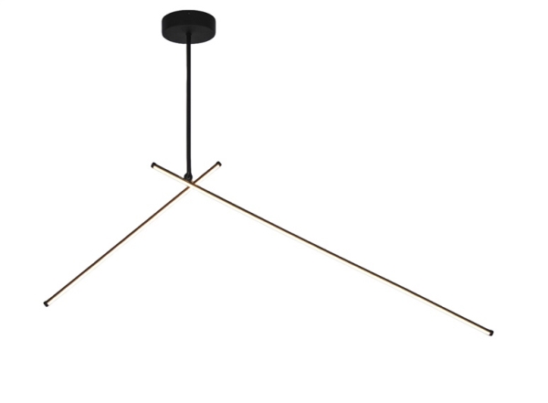 Domoletti Ceiling Led Light Tanger 100 60cm Black