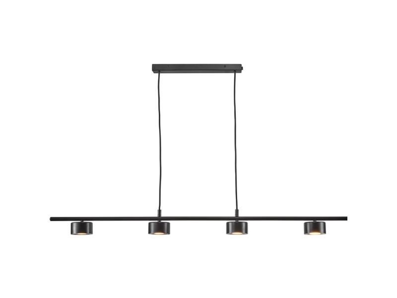 Loftpendel med LED - Luca 4×4 W, sort