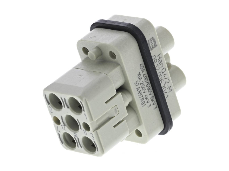 Harting 09 12 006 3041 Stiftindsats Han® Q 4 + 2 + PE Crimp 1 stk