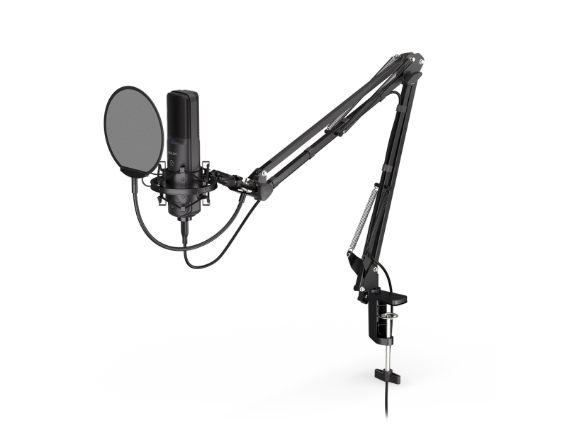 Krux Esper 1000, Bordmikrofon, 20 - 20000 Hz, 16 Bit, 48 Khz, Kardioid, Ledningsført