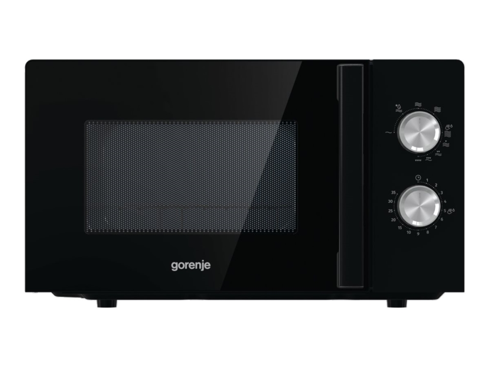 Gorenje MO20E2BH - Mikrovågsugn med grill - 20 liter - 800 W - svart | Vitvaror - Ugnar - Mikrovågsugnar | GameStuff
