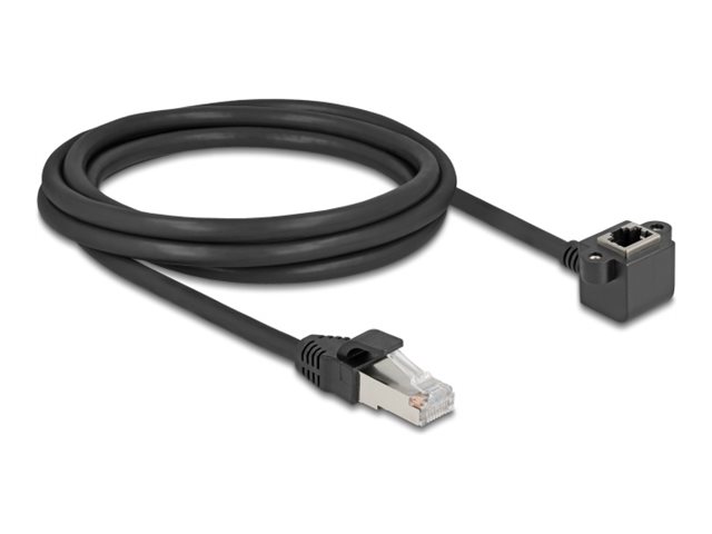 Delock 81098, 2 M, Cat6, F/Utp (Ftp), Rj-45, Rj-45, Schwarz
